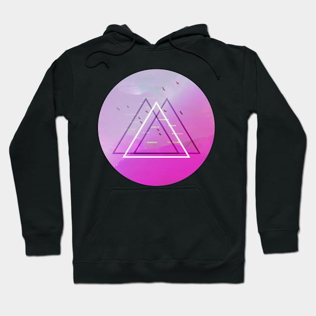 Colorful Trinity | Triangle Hoodie by BrightBeak